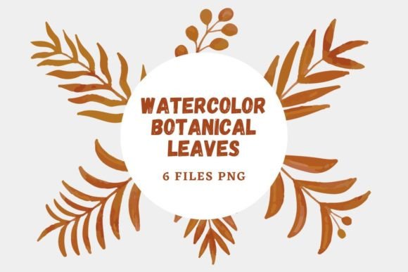 Botanical Watercolor Leaves Pack 13 Review