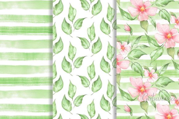 Bringing Spring to Branding with Set of Spring Patterns