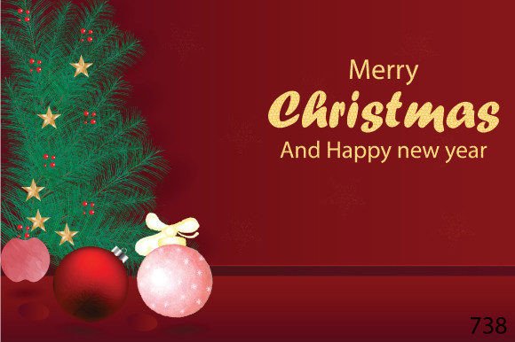 Christmas 3D Background 738: Festive Flair for Local Branding & Packaging