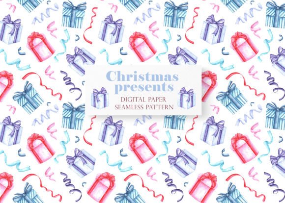 Christmas Gifts Digital Paper & Patterns Review