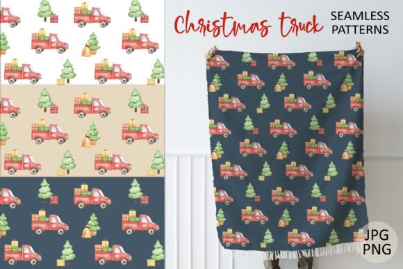 Christmas Truck Seamless Patterns PNG: A Practical Review for Digital Sellers