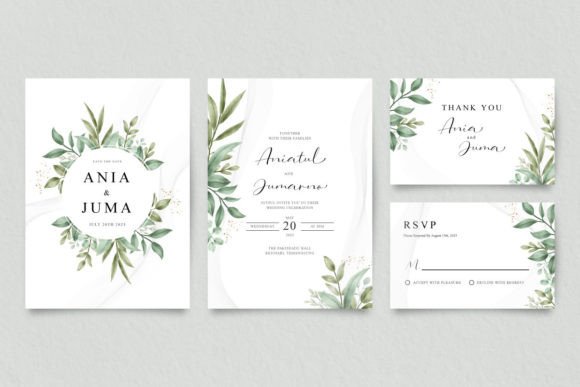 Elegant Wedding Invitation Theme Print Templates for Sophisticated Branding