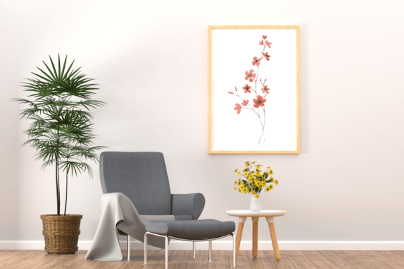 Floral Printable Arts: Watercolor Crafts Assets