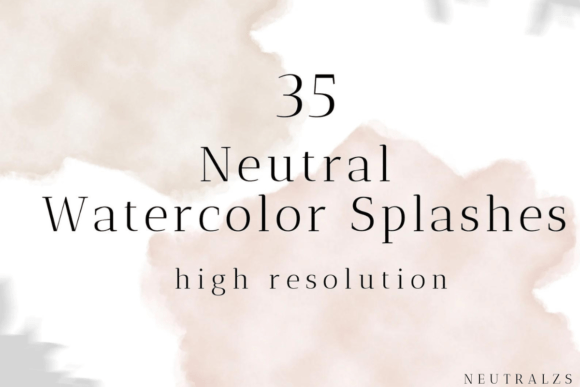 Neutral Watercolor Washes: Subtle Decorative Elements for Sophisticated Design Projects
