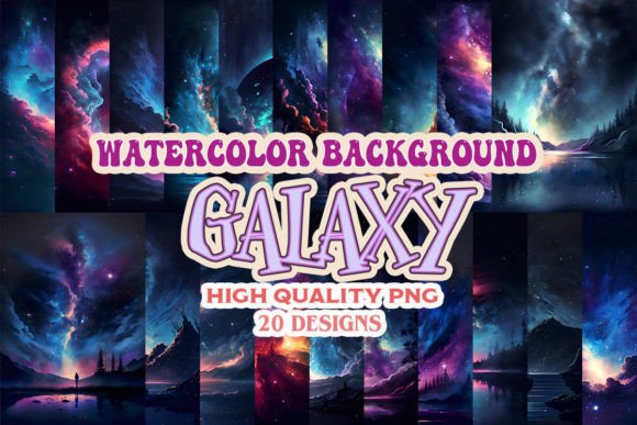 Watercolor Galaxy Background PNG Review for Real Embroidery Projects