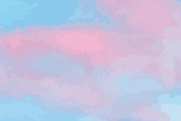 Watercolor Rainbow Sky Background for Branding
